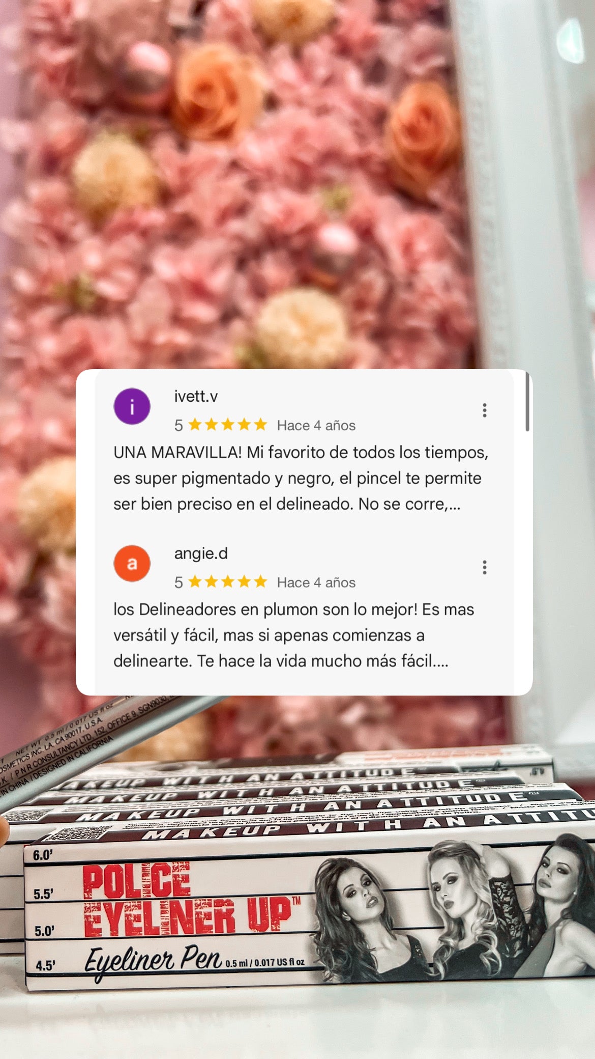 DELINEADOR POLICE EYELINER UP- RUDECOSMETICS