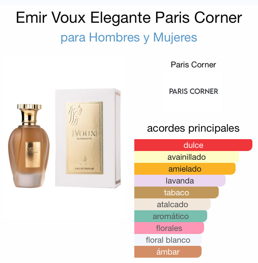 Voux Elegant Paris corner