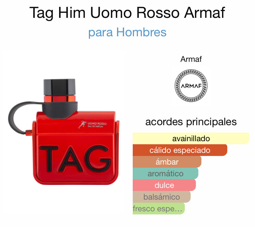 Armaf Tag uomo Rosso 100ml edp