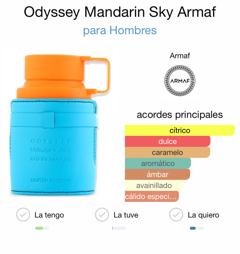 Odyssey Mandarín Sky 100mL Armaf