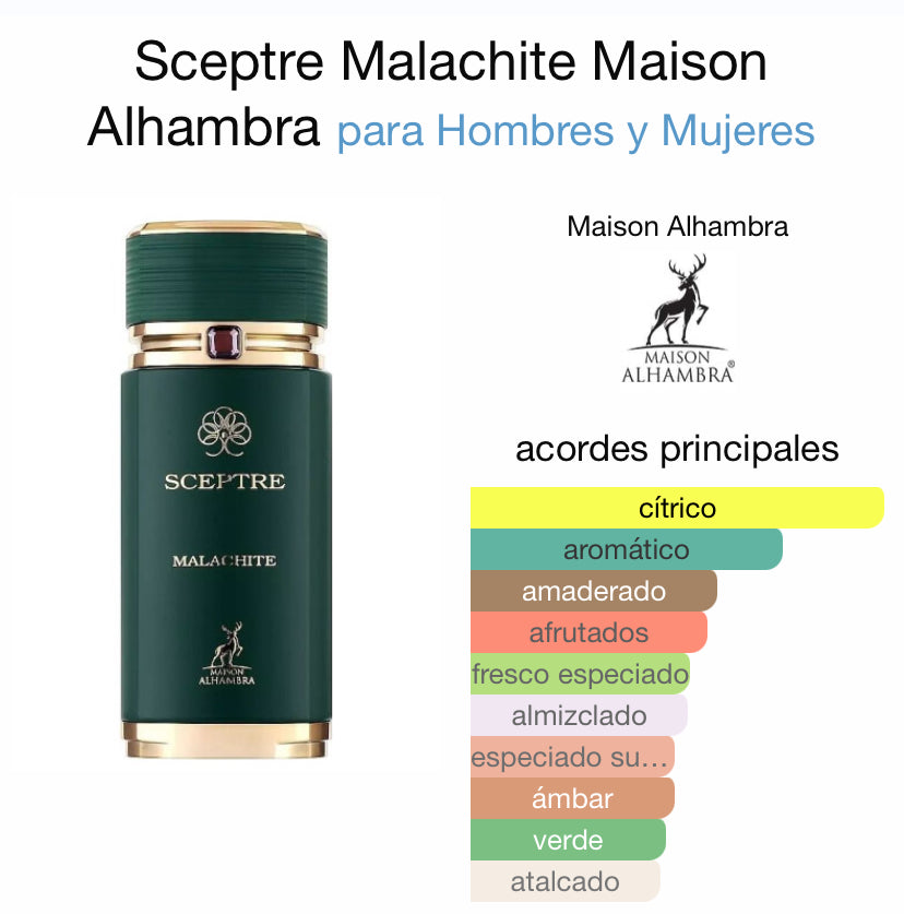 Sceptre Malachite 100ml Maison Alhambra