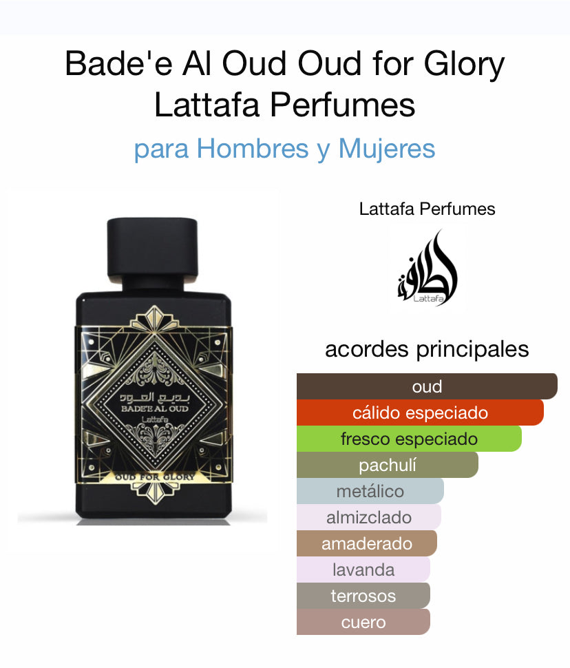 Oud For glory Lattafa 100ml Edp