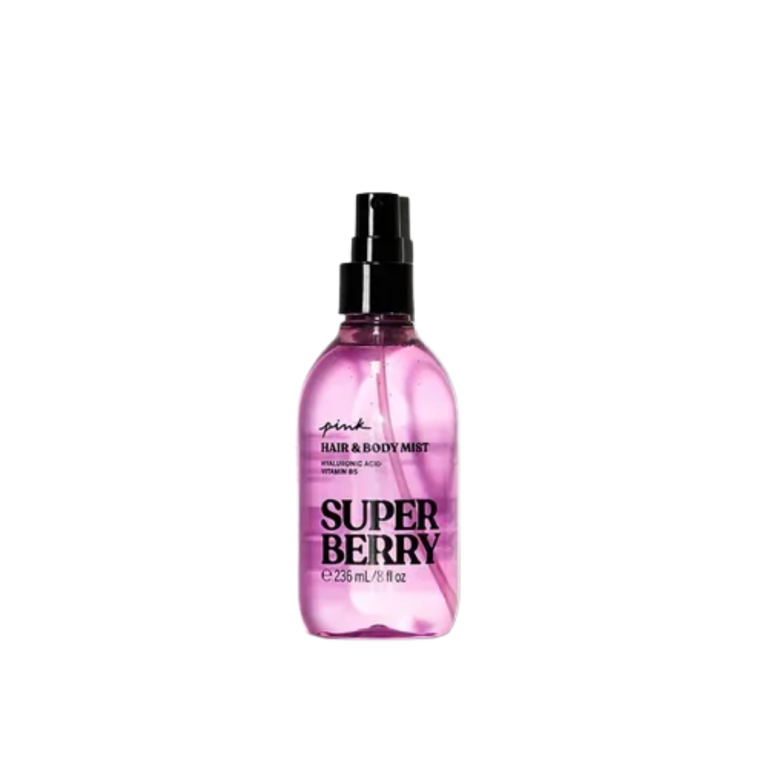 Pink Super Berry bruma pelo y cuerpo