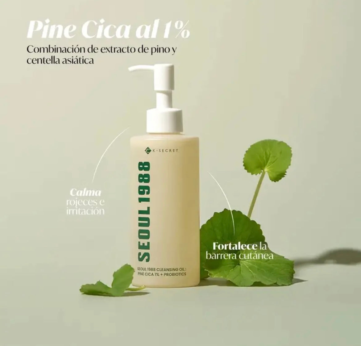 KSECRET SEOUL 1988 Cleansing Oil : Pine Cica 1% + Probiotics