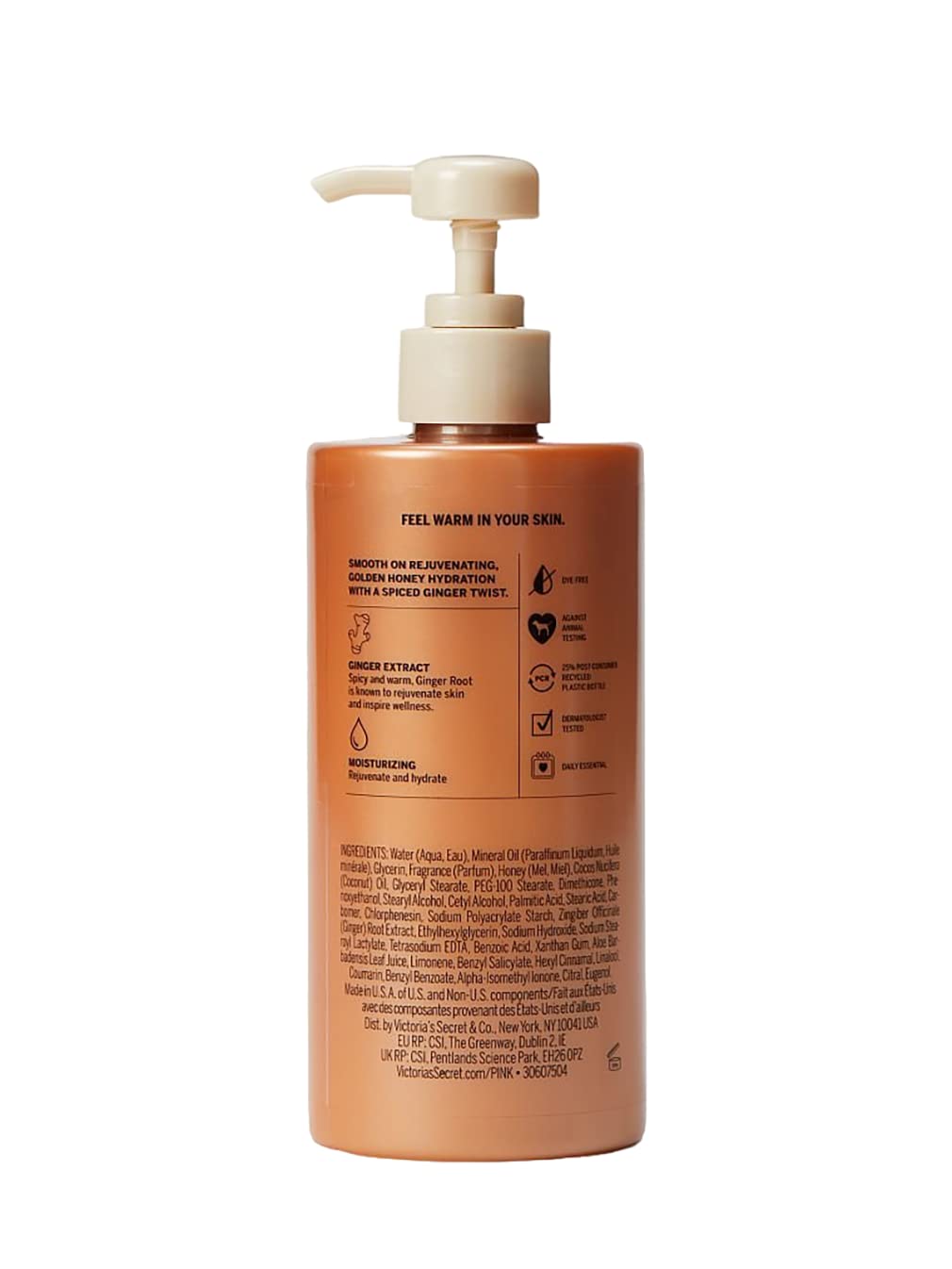 HONEY GINGER BODY LOTION- PINK