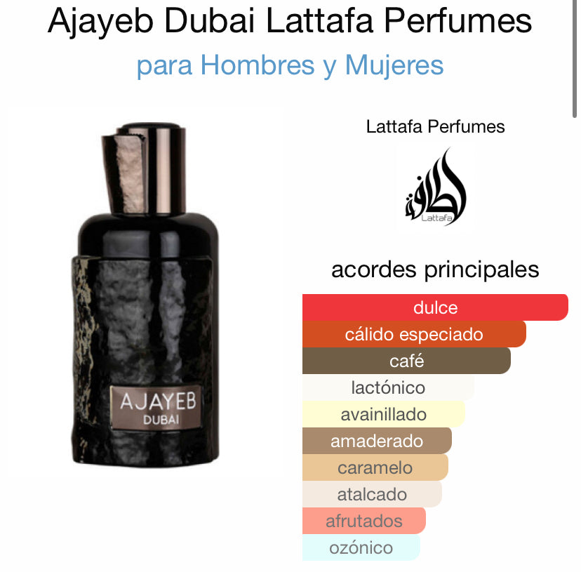 Ajayeb Dubai 100ml Lattafa