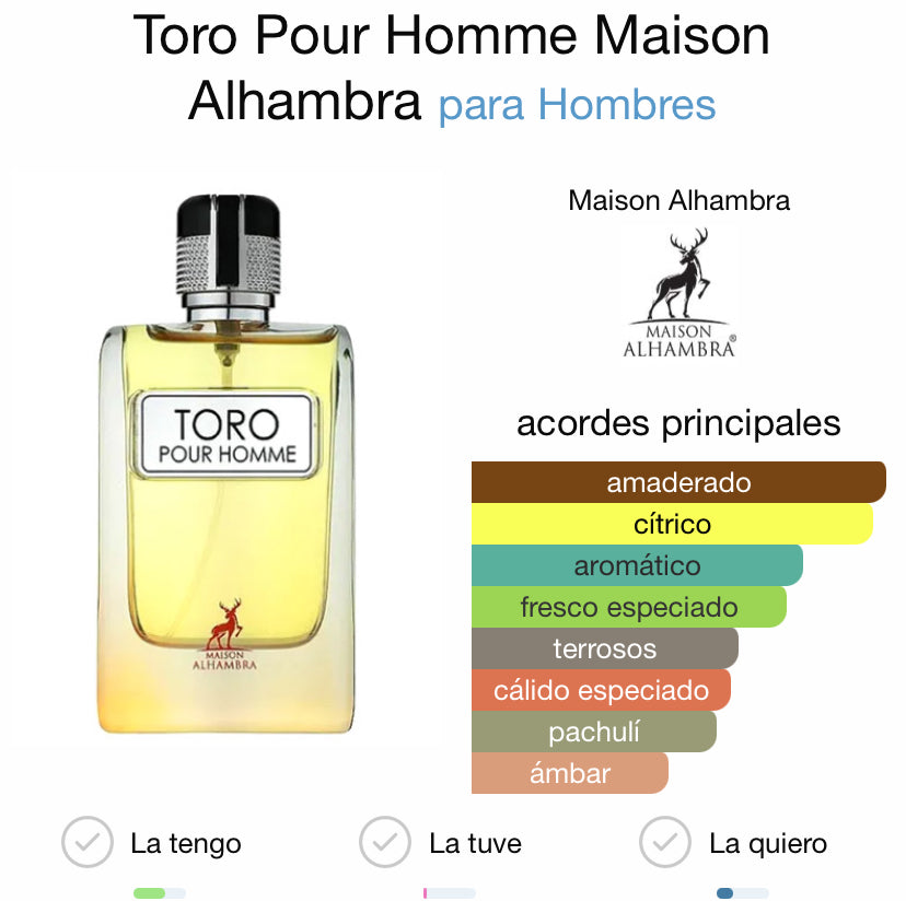 Toro Pour Homme 100ml