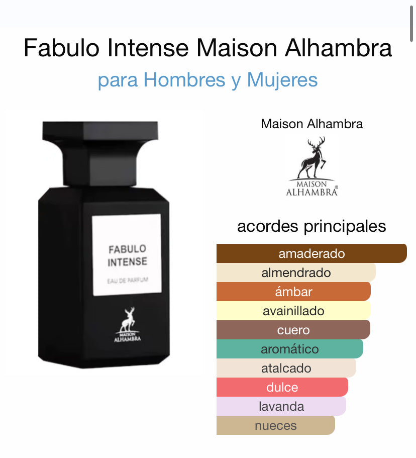 Fabulo Intense Maison alhambra