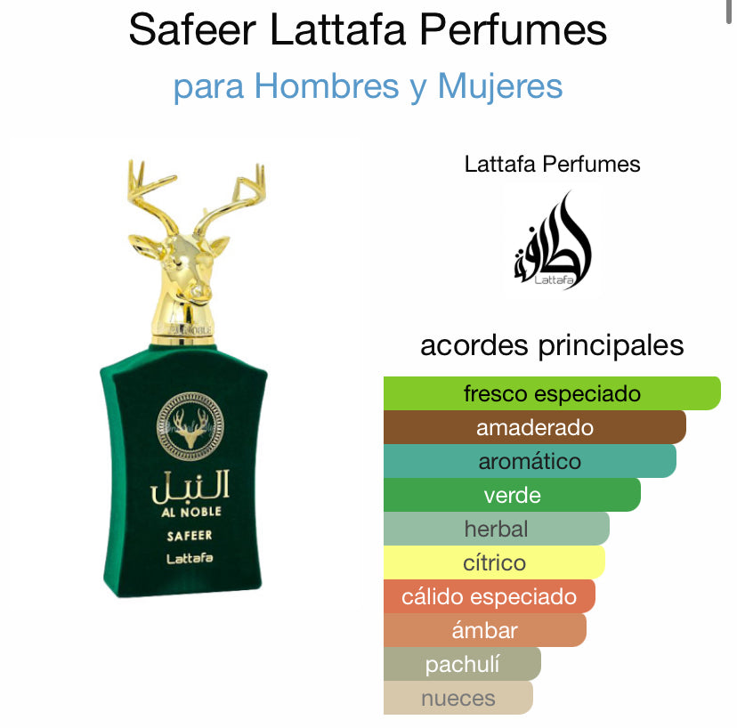 Al Noble Safeer 100ml Lattafa