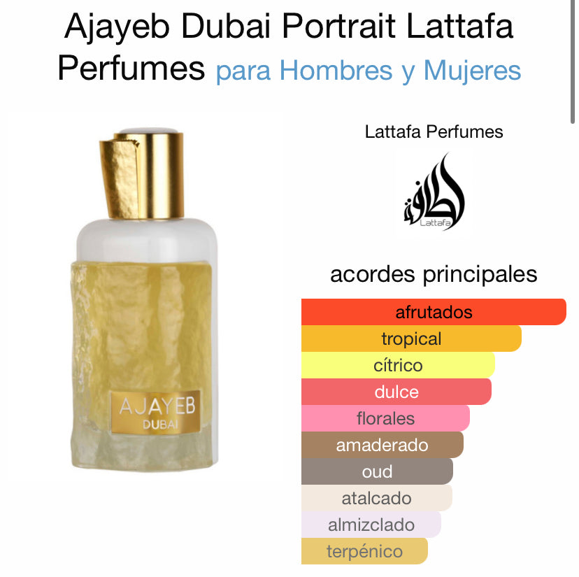 Ajayeb Dubai Portrait 100ml Lattafa