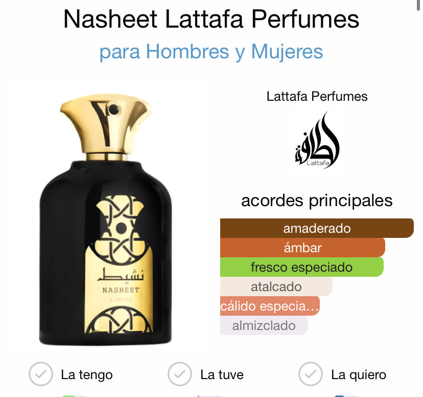 Nasheet Lattafa 100ml