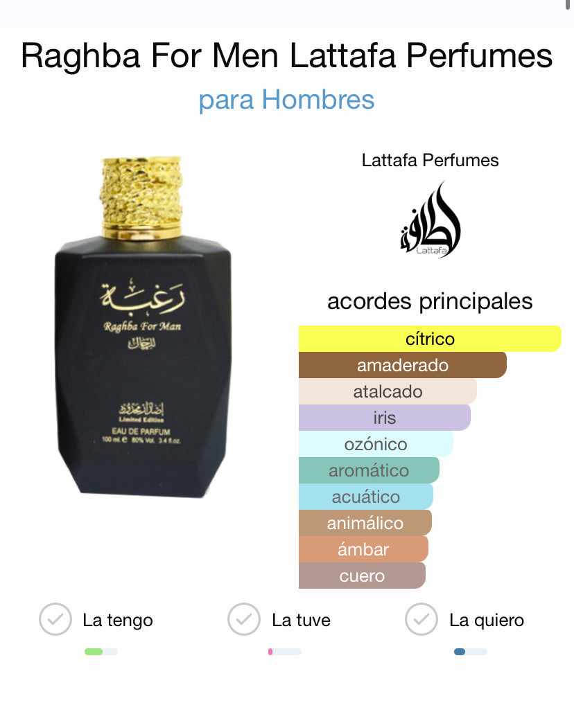 Raghba for Man 100ml+Deo 75ml