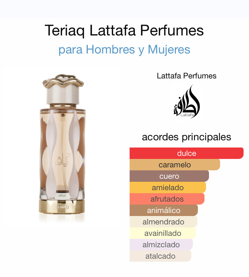 Teriaq 100ml Edp Lattafa