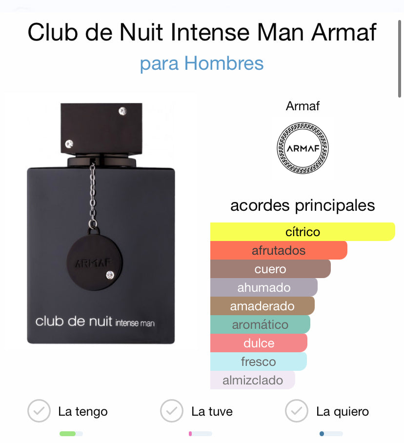 Club de nuit intense 105ml