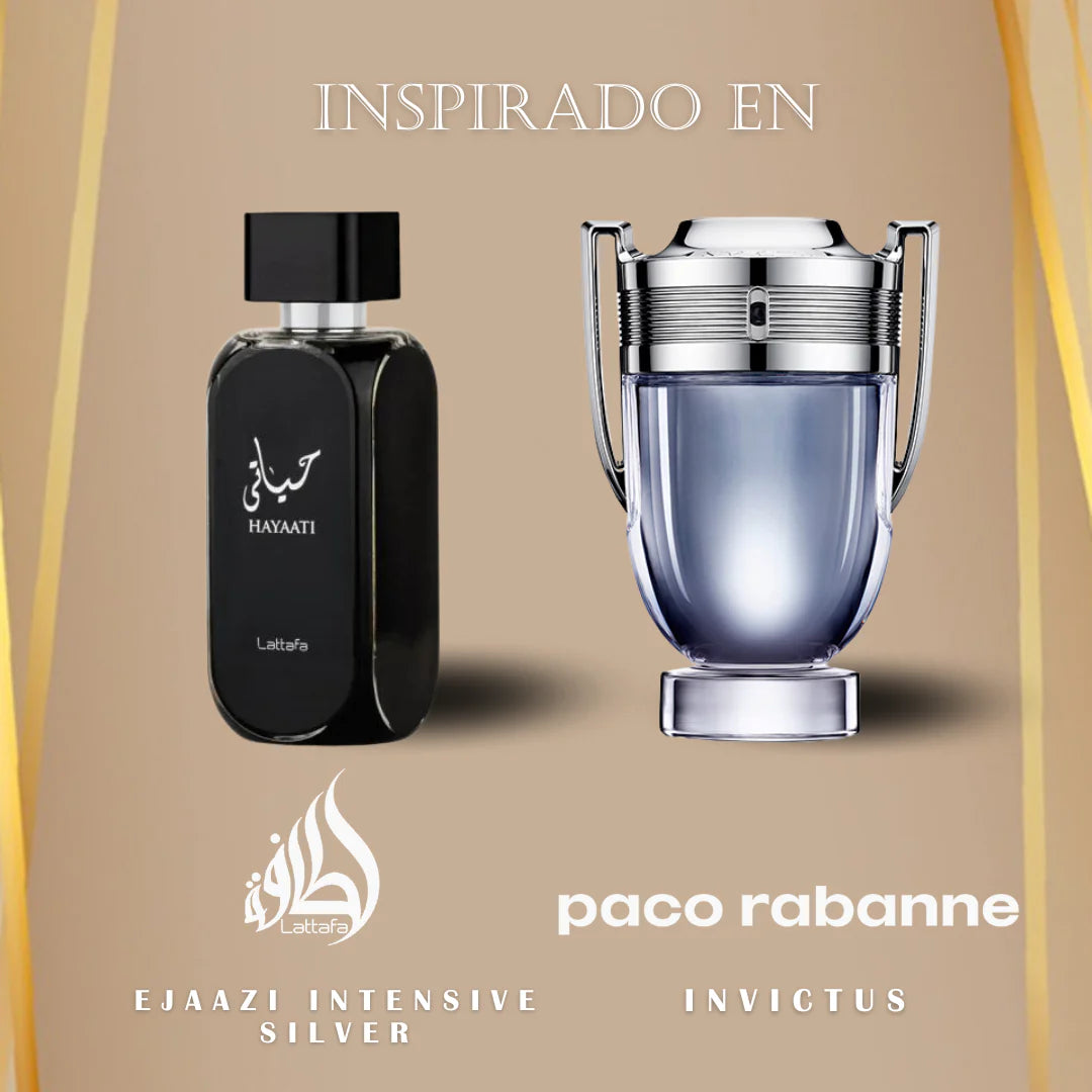 Hayaati 100ml Lattafa (Invictus Paco Rabanne)